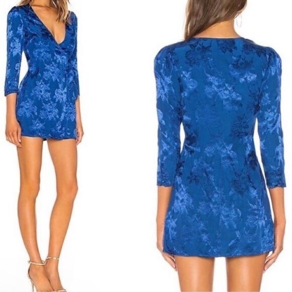 Majorelle Mini Cobalt Blue Dress(Size Small) - Picture 2 of 11